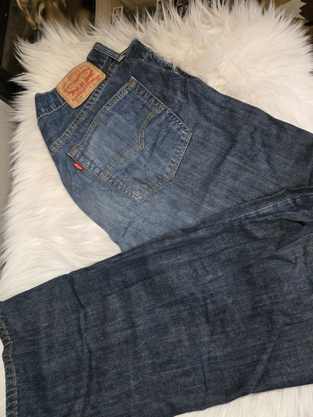 Levi's Relaxed Fit Dark Blue Denim Jeans